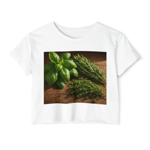 Rustic Herb Garden - Women's Festival Crop Top