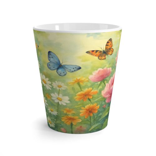 Serene Garden Escape - Latte Mug