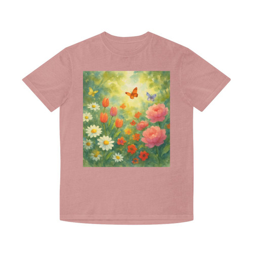 Serene Garden Escape - Unisex Faded Shirt Serene Garden Escape - Unisex Faded Shirt
