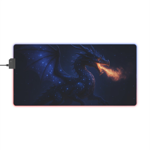 Celestial Flamewing - LED Gaming Mouse Pad