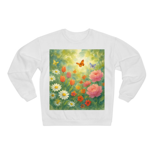 Serene Garden Escape - Unisex Crew Neck Sweatshirt (EU)