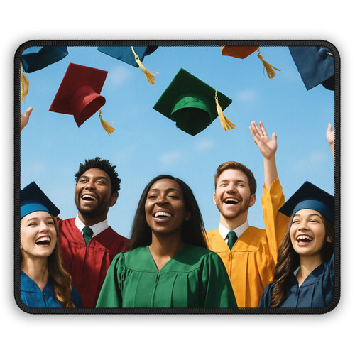 Cap Toss Celebration - Gaming Mouse Pad