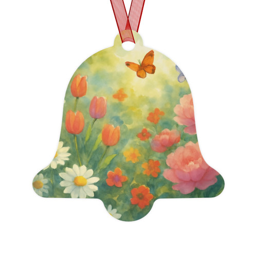 Serene Garden Escape - Metal Ornaments