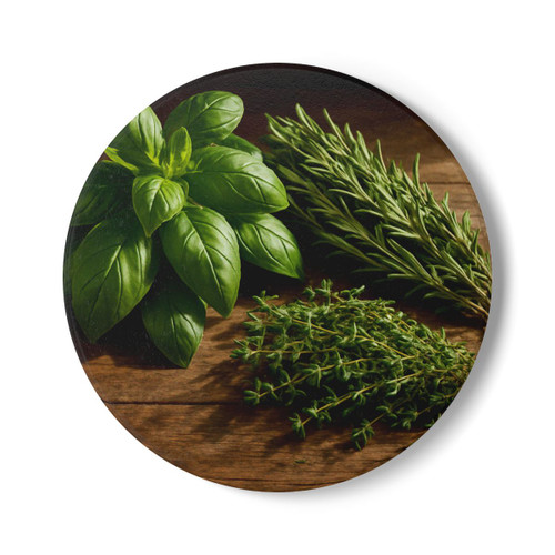 Rustic Herb Garden - Ceramic Coaster