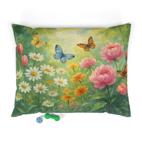 Serene Garden Escape - Pet Bed