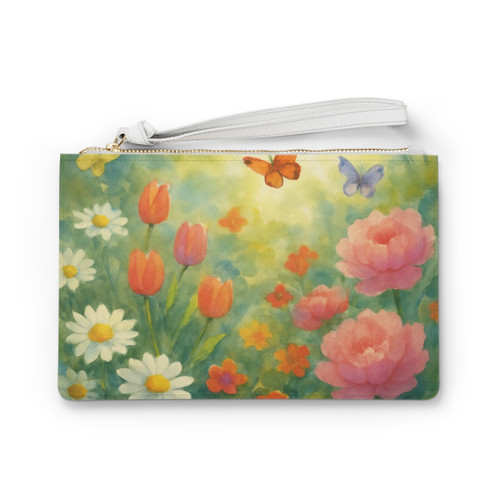 Serene Garden Escape - Clutch Bag