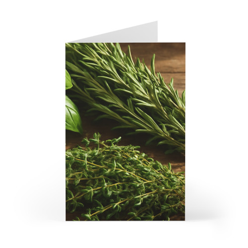 Rustic Herb Garden - Greeting Cards (7 pcs)