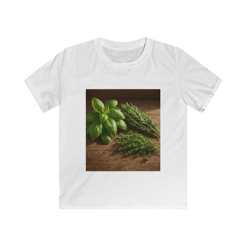 Rustic Herb Garden - Kids Softstyle Tee