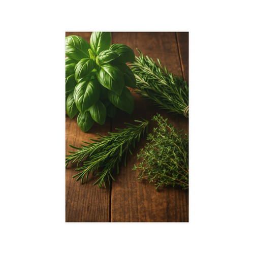 Rustic Herb Garden - Vertical and Horizontal Matte Posters
