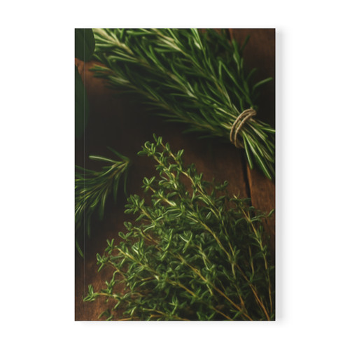 Rustic Herb Garden - Softcover Notebook, A5