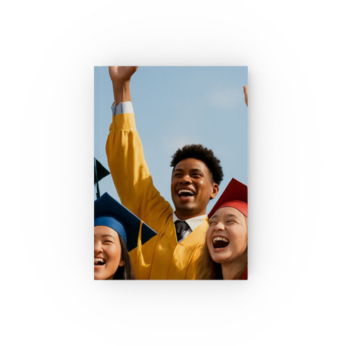 Cap Toss Celebration - Hard Backed Journal