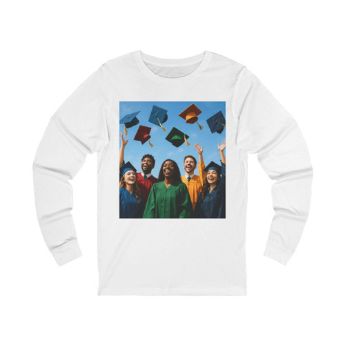 Cap Toss Celebration - Unisex Jersey Long Sleeve Tee