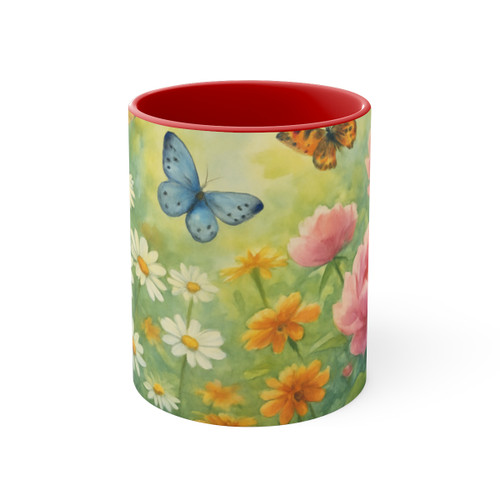 Serene Garden Escape - 11oz Accent Mug