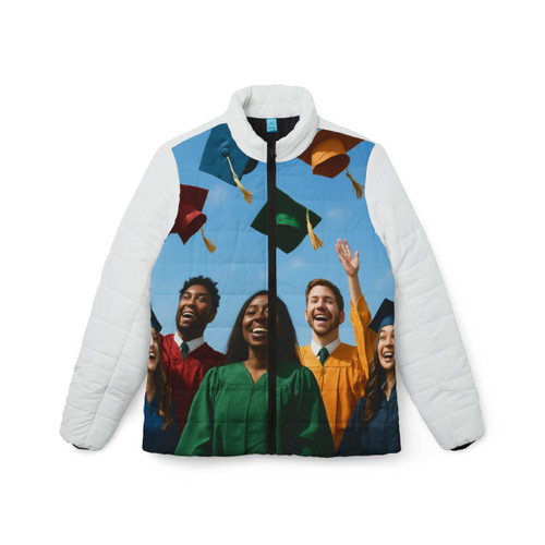 Cap Toss Celebration - Women’s Puffer Jacket (AOP)