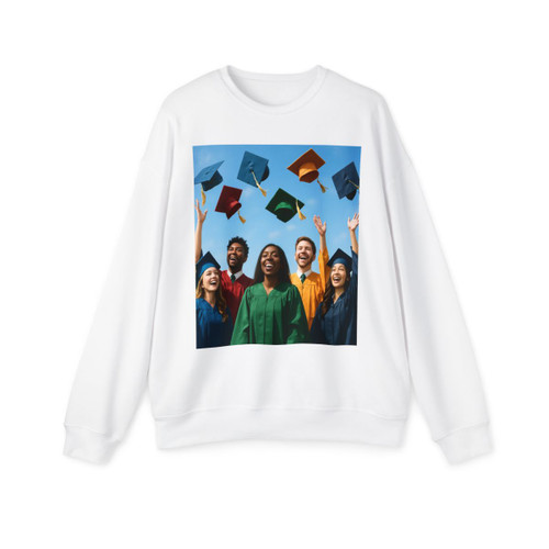 Cap Toss Celebration - Unisex Drop Shoulder Sweatshirt