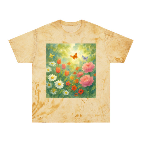 Serene Garden Escape - Unisex Color Blast T-Shirt