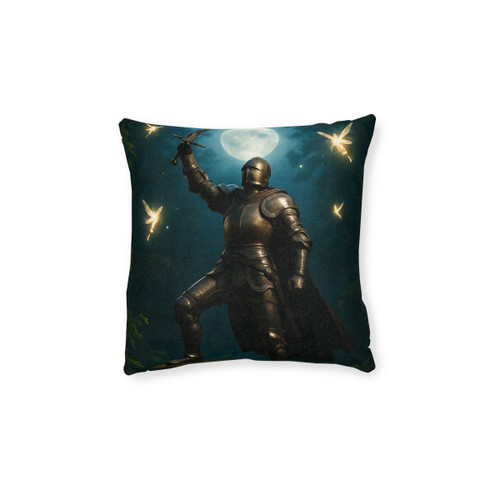 Epic Fantasy Quest - Square Pillow - Pink Back