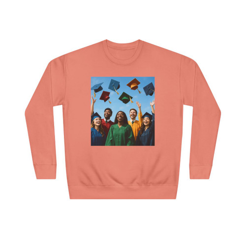 Cap Toss Celebration - Unisex Crew Sweatshirt