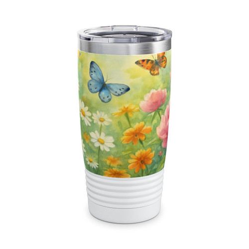 Serene Garden Escape - Ringneck Tumbler, 20oz