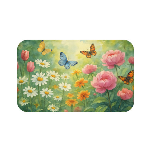 Serene Garden Escape - Bath Mat
