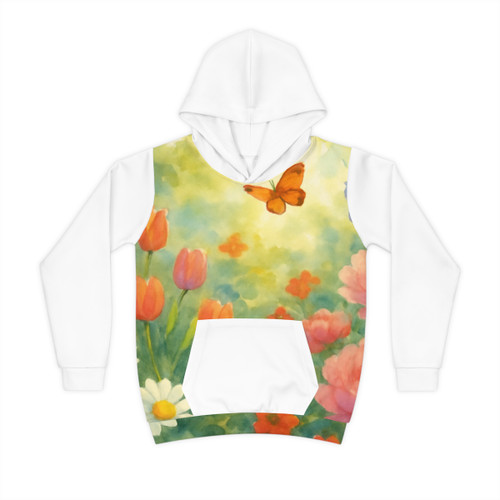 Serene Garden Escape - Children's Hoodie (AOP)
