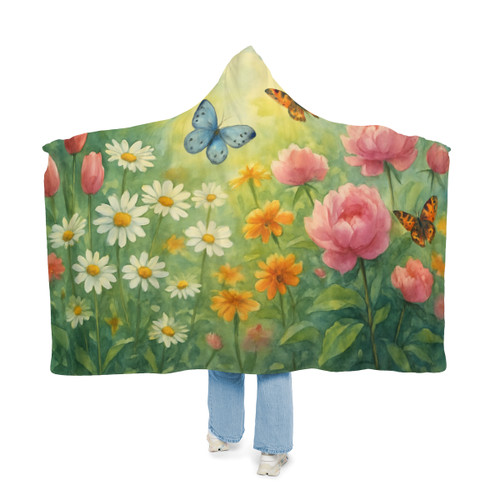 Serene Garden Escape - Snuggle Blanket
