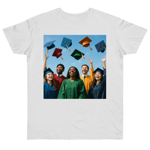 Cap Toss Celebration - Single Jersey T-shirt