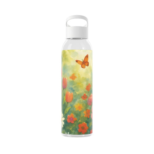 Serene Garden Escape - Sky Water Bottle