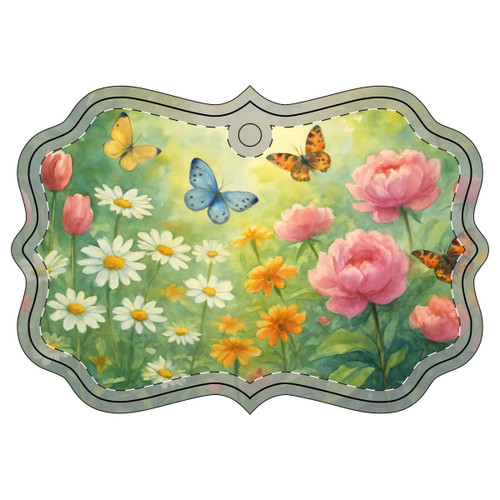 Serene Garden Escape - Acrylic Ornament (Multi-depth)