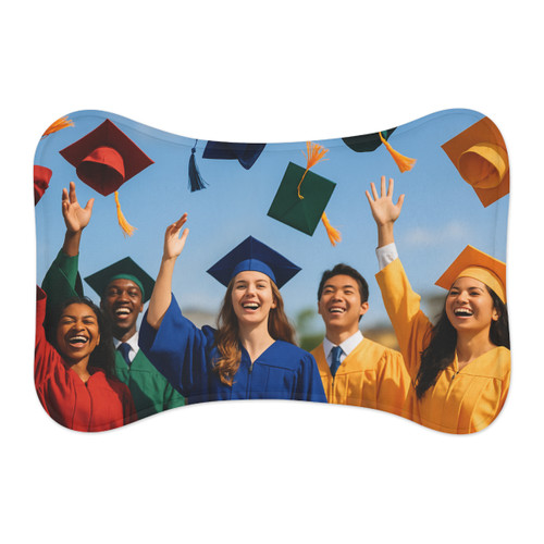 Cap Toss Celebration - Pet Feeding Mats