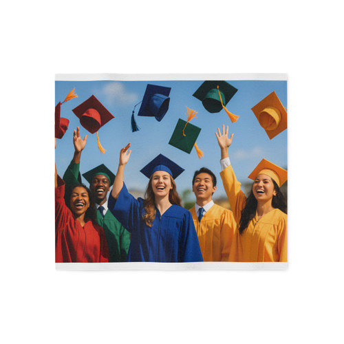 Cap Toss Celebration - Sweatshirt Blanket