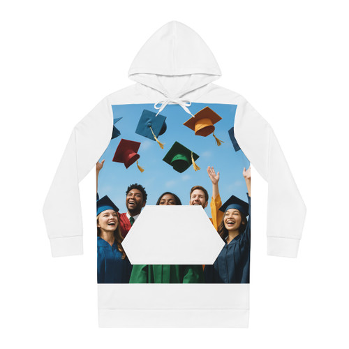 Cap Toss Celebration - Women's Hoodie Dress (AOP)