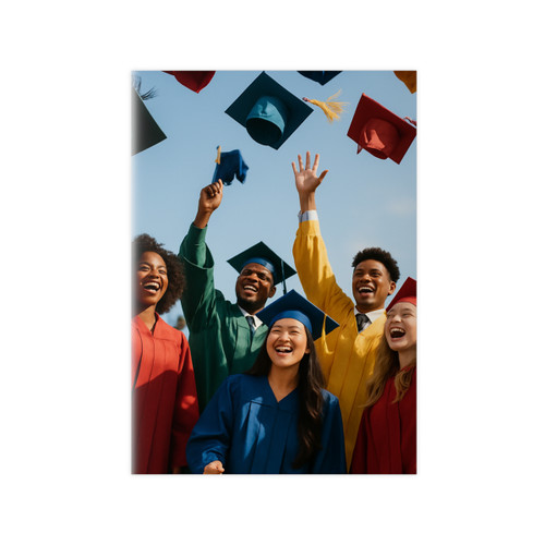 Cap Toss Celebration - Photopaper Posters