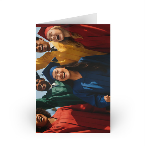 Cap Toss Celebration -  Greeting Cards (1 or 10-pcs)