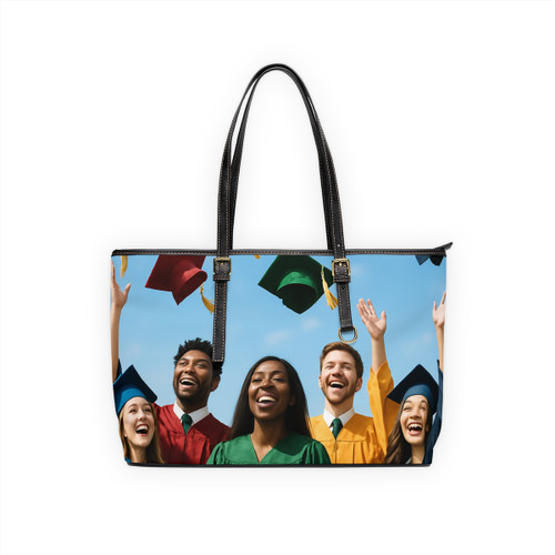Cap Toss Celebration - PU Leather Shoulder Bag
