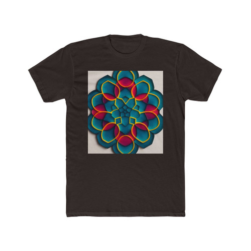 Kaleidoscope Harmony - Unisex Cotton Crew Tee Kaleidoscope Harmony - Unisex Cotton Crew Tee