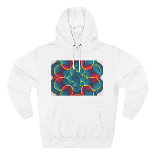 Kaleidoscope Harmony - Three-Panel Fleece Hoodie Kaleidoscope Harmony - Three-Panel Fleece Hoodie