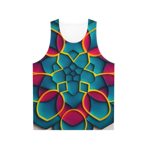 Kaleidoscope Harmony - Unisex Tank Top (AOP) Kaleidoscope Harmony - Unisex Tank Top (AOP)