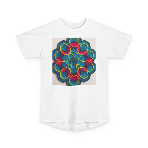 Kaleidoscope Harmony - Unisex Long Body Urban Tee