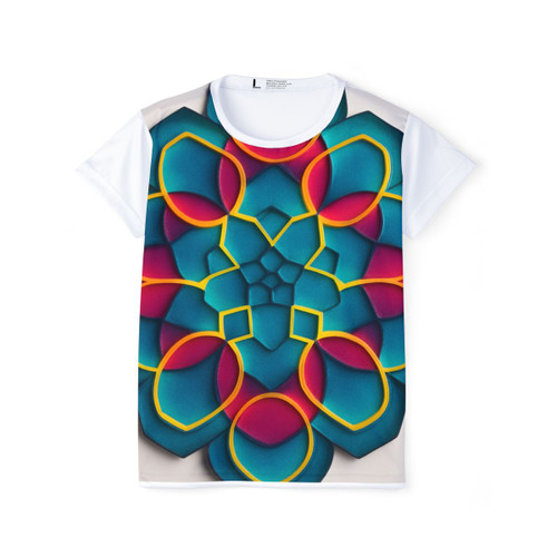 Kaleidoscope Harmony - Women's Sports Jersey (AOP) Kaleidoscope Harmony - Women's Sports Jersey (AOP)