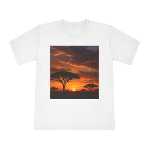 Savanna Sunset Harmony - Unisex Classic Crewneck T-Shirt Savanna Sunset Harmony - Unisex Classic Crewneck T-Shirt