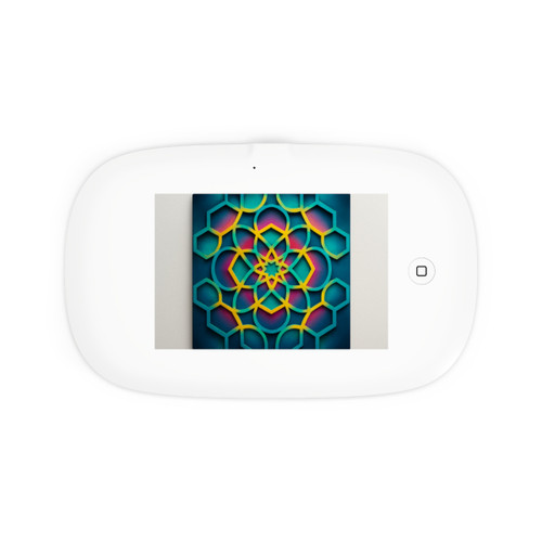 Kaleidoscope Harmony - UV Phone Sanitizer and Wireless Charging Pad