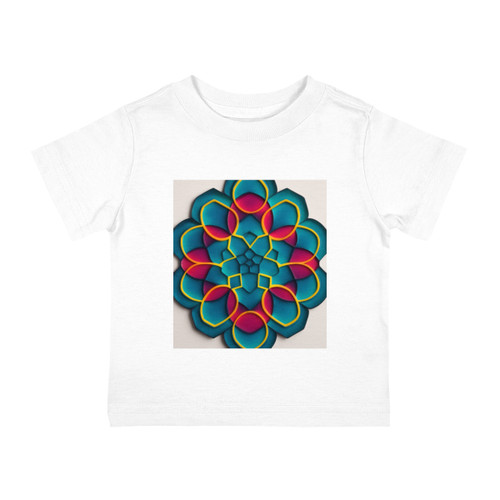 Kaleidoscope Harmony - Infant Cotton Jersey Tee Kaleidoscope Harmony - Infant Cotton Jersey Tee
