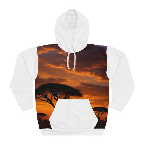 Savanna Sunset Harmony - Unisex Pullover Hoodie (AOP) Savanna Sunset Harmony - Unisex Pullover Hoodie (AOP)