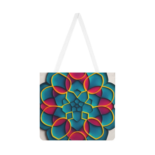Kaleidoscope Harmony - Shoulder Tote Bag (AOP) Kaleidoscope Harmony - Shoulder Tote Bag (AOP)