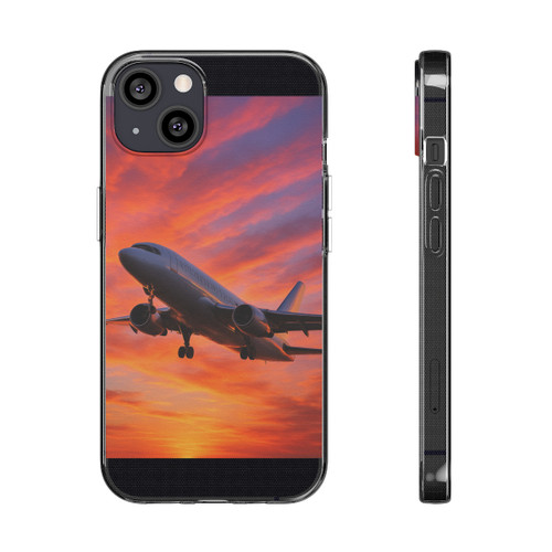 Skyward Bound - Clear Silicone Phone Cases