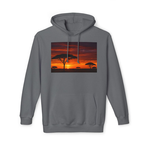 Savanna Sunset Harmony - Unisex Hooded Sweatshirt, Made in US Savanna Sunset Harmony - Unisex Hooded Sweatshirt, Made in US