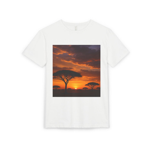 Savanna Sunset Harmony - Unisex Sueded T-Shirt Savanna Sunset Harmony - Unisex Sueded T-Shirt