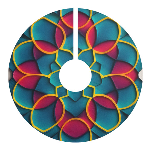 Kaleidoscope Harmony - Christmas Tree Skirts