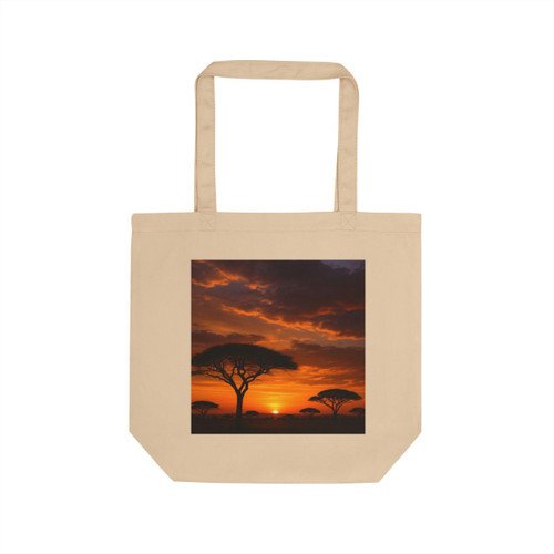 Savanna Sunset Harmony - Eco Tote Bag Savanna Sunset Harmony - Eco Tote Bag